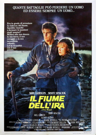 1984 * Manifesto 2F Cinema "Il Fiume dell'Ira - Mel Gibson, Sissy Spacek" Drammatico (B+)