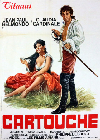 1974 * Manifesto 2F Cinema "Cartouche - Jean-Paul Belmondo, Claudia Cardinale" Avventura (B)