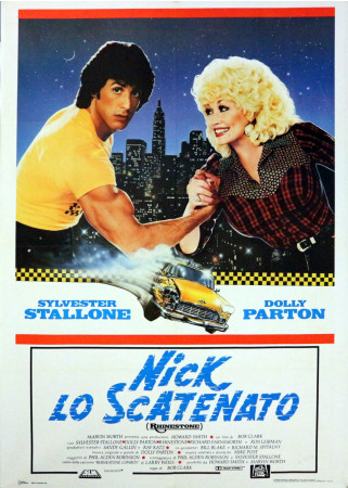 1984 * Manifesto 2F Cinema "Nick Lo Scatenato (Rhinestone) - Sylvester Stallone, Dolly Parton" Commedia (B+)