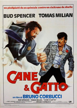 1982 * Manifesto 2F Cinema "Cane e Gatto - Bud Spencer, Tomas Milian" Commedia (B+)