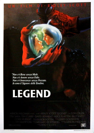 1985 * Manifesto 2F Cinema "Legend - Tom Cruise, Mia Sara, Tim Curry" Fantastico (B+)