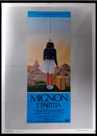 1988 * Manifesto 2F Cinema "Mignon è Partita - Stefania Sandrelli, Massimo Dapporto" Commedia (B+)