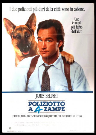 1989 * Manifesto 2F Cinema "Poliziotto a 4 Zampe - Jim Belushi, Mel Harris" Azione (B+)