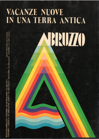 Anni ' 80  * Pubblicità Originale "Regione Abruzzo Turismo, Vacanze Nuove in Una Terra Antica" in Passepartout"