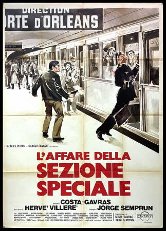 1975 * Manifesto 2F Cinema "L'Affare della Sezione Speciale - Louis Seigner, Michael Lonsdale" Drammatico (B-)