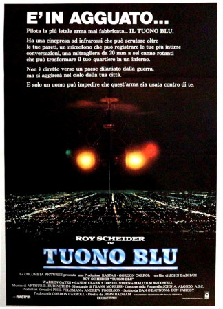 1983 * Manifesto 2F Cinema "Tuono Blu - Roy Scheider, Warren Oates" Avventura (B+)