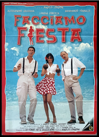 1997 * Manifesto 2F Cinema "Facciamo Fiesta - Alessandro Gassmann, Lorena Forteza" Commedia (B+)