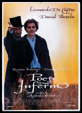 1995 * Manifesto 2F Cinema "Poeti dall'Inferno - Leonardo DiCaprio, David Thewlis" Drammatico (B+)