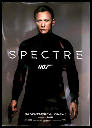 2015 * Poster Soggettone Cinema "Spectre 007 - Léa Seydoux, Daniel Craig" Spionaggio (A)