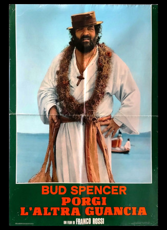 1974 * Poster Soggettone Cinema "Porgi L' Altra Guancia - Bud Spencer, Terence Hill" Tipo 3 Commedia (B)