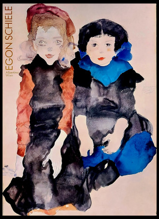 1988 * Manifesto, Poster Arte "Egon SCHIELE - Albertina Wien" Italia (B+)