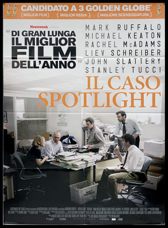 2015 * Manifesto 2F Cinema "Il Caso Spotlight - Mark Ruffalo, Rachel McAdams, Michael Keaton" Thriller (A-)
