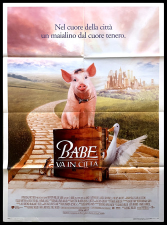1998 * Manifesto 2F Cinema "Babe Va in Città - Mickey Rooney" Avventura (B)