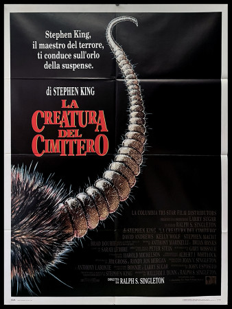 1990 * Manifesto 2F Cinema "La Creatura del Cimitero - Brad Dourif, David Andrews" Horror (B+)