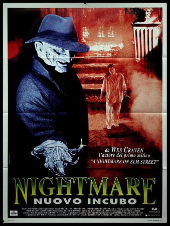 1994 * Manifesto 2F Cinema "Nightmare - Nuovo Incubo - Robert Englund, Heather Lagenkamp" Horror (B+)