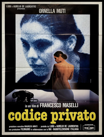 1988 * Manifesto 2F Cinema "Codice Privato - Ornella Muti" Drammatico (B)