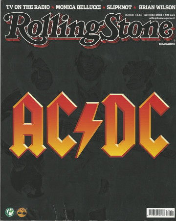 2008 (N61) * Copertina Rolling Stone Originale "AC/DC" in Passepartout