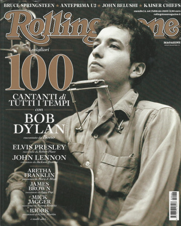 2009 (N64) * Copertina Rolling Stone Originale "Bob Dylan" in Passepartout