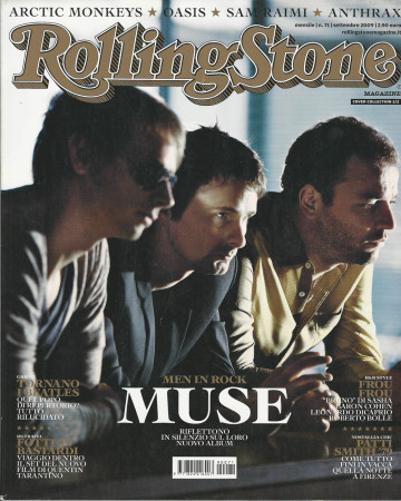 2009 (N71) * Copertina Rolling Stone Originale "Muse" in Passepartout