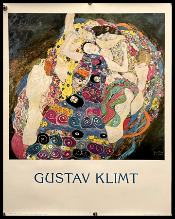 1980ca * Manifesto, Poster Arte "Gustav KLIMT, La Vergine - Praha" Italia (A-)