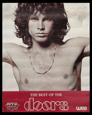 1990ca * Manifesto, Poster "The DOORS, Jim Morrison - The Best Of" Italia (B-)