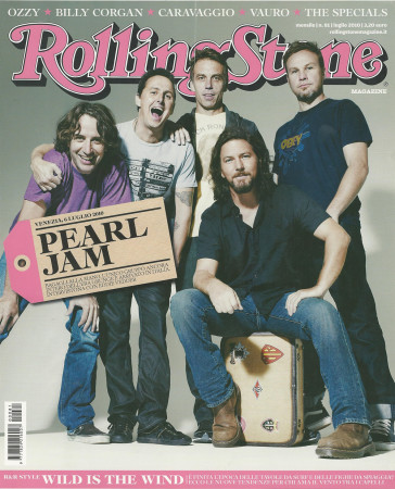 2010 (N81) * Copertina Rolling Stone Originale "Pearl Jam" in Passepartout