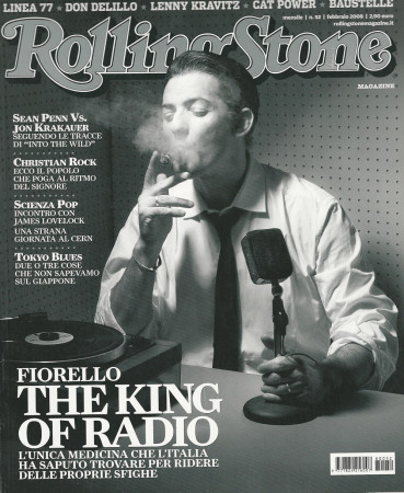 2008 (N52) * Copertina Rolling Stone Originale "Fiorello" in Passepartout