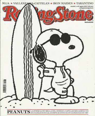 2010 (N82) * Copertina Rolling Stone Originale "Peanuts" in Passepartout