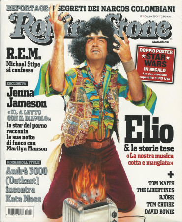 2004 (N12) * Copertina Rolling Stone Originale "Elio e Le Storie Tese" in Passepartout