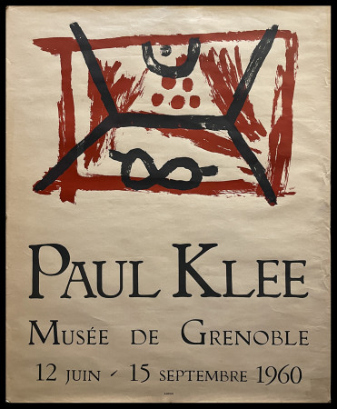 1960 * Manifesto, Poster Arte "KLEE - Musée de Grenoble 1960" Francia (B)
