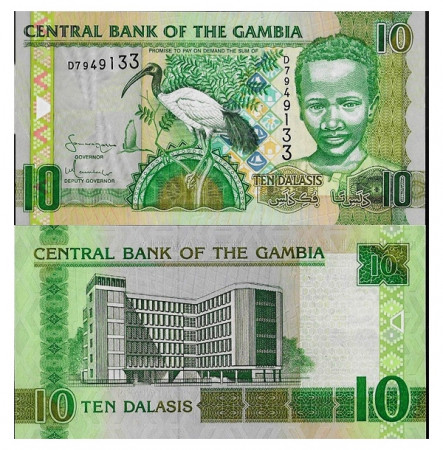 ND (2006) * Banconota Gambia 10 Dalasis "Sacred Ibis" (p26a) FDS