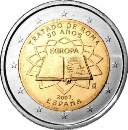 2007 * 2 euro SPAGNA Trattato di Roma