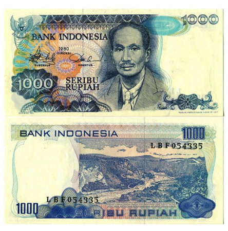 1980 * Banconota Indonesia 1000 Rupiah "Dr Soetomo" (p119) FDS