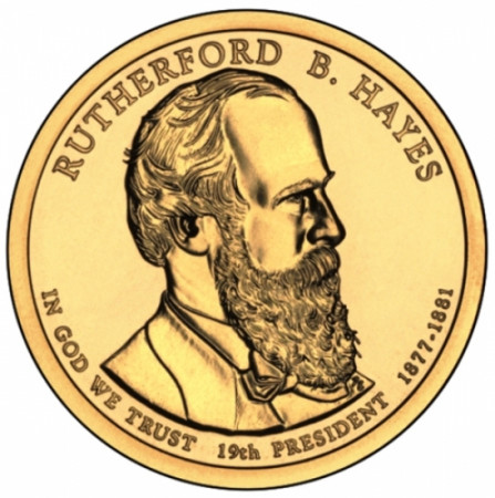 2011 * 1 Dollaro Stati Uniti "Rutherford B. Hayes - 19th" UNC