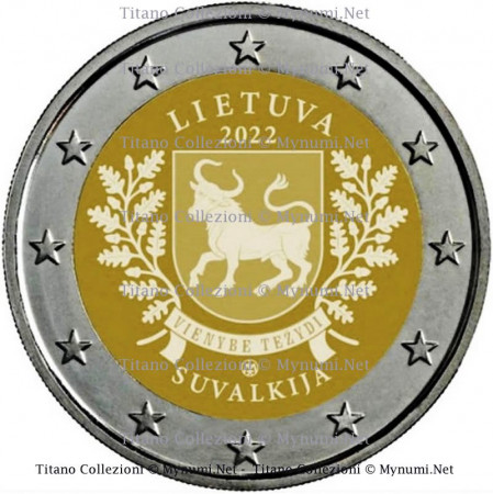 2022 * 2 Euro LITUANIA "Regioni Lituane - Suvalkija" UNC