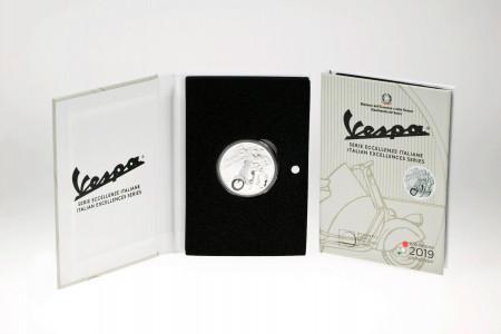 2019 * 5 Euro ITALIA "Vespa – Bianca" FDC