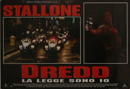 1995 * Locandina Fotobusta "Dredd - La Legge Sono Io - Sylvester Stallone, Armand Assante, Max von Sydow" Fantascienza (B)