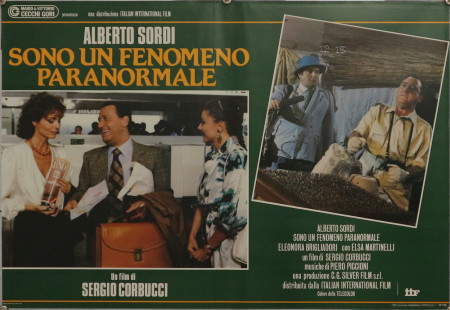1985 * Locandina Fotobusta "Sono un Fenomeno Paranormale - Alberto Sordi, Elsa Martinelli, Eleonora Brigliadori" Commedia (A-)