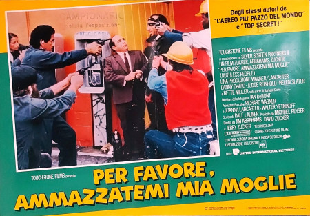 1986 * Locandina Fotobusta "Per Favore, Ammazzatemi Mia Moglie - Danny DeVito, Bette Midler" Commedia (B+)