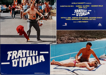 1989 * Locandina Fotobusta "Fratelli d'Italia - Jerry Calà, Christian De Sica" Commedia (B+)