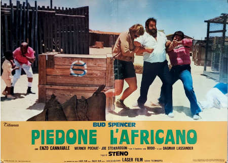 1978 * Locandina Fotobusta "Piedone l'Africano - Steno, Bud Spencer, Enzo Cannavale" Commedia (B)