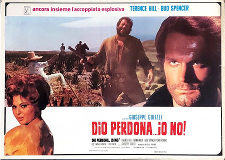 1967 * Locandina Fotobusta "Dio Perdona... Io No! - Bud Spencer, Terence Hill, Frank Wolff" Commedia (B)