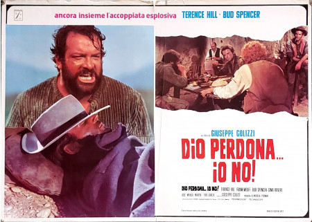 1967 * Locandina Fotobusta "Dio Perdona... Io No! - Bud Spencer, Terence Hill, Frank Wolff" Commedia (B)