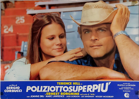 1980 * Locandina Fotobusta "Poliziotto Superpiù - Terence Hill, Joanne Dru, Marc Lawrence" Commedia (B)