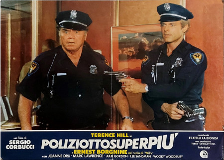 1980 * Locandina Fotobusta "Poliziotto Superpiù - Terence Hill, Joanne Dru, Marc Lawrence" Commedia (B)