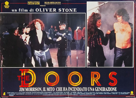 1991 * Locandina Fotobusta "The Doors - Val Kilmer, Michael Wincott, Billy Idol" Musical (B)