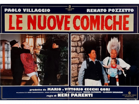 1994 * Locandina Fotobusta "Le Nuove Comiche - Renato Pozzetto, Paolo Villaggio" Commedia (B)