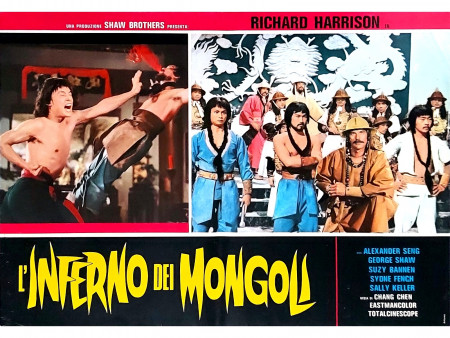 1975 * Locandina Fotobusta "L'Inferno dei Mongoli - Richard Harrison" Avventura (B)