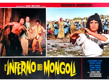 1975 * Locandina Fotobusta "L'Inferno dei Mongoli - Richard Harrison" Avventura (B)