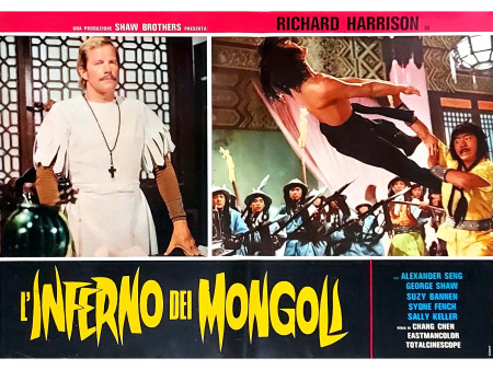 1975 * Locandina Fotobusta "L'Inferno dei Mongoli - Richard Harrison" Avventura (B)